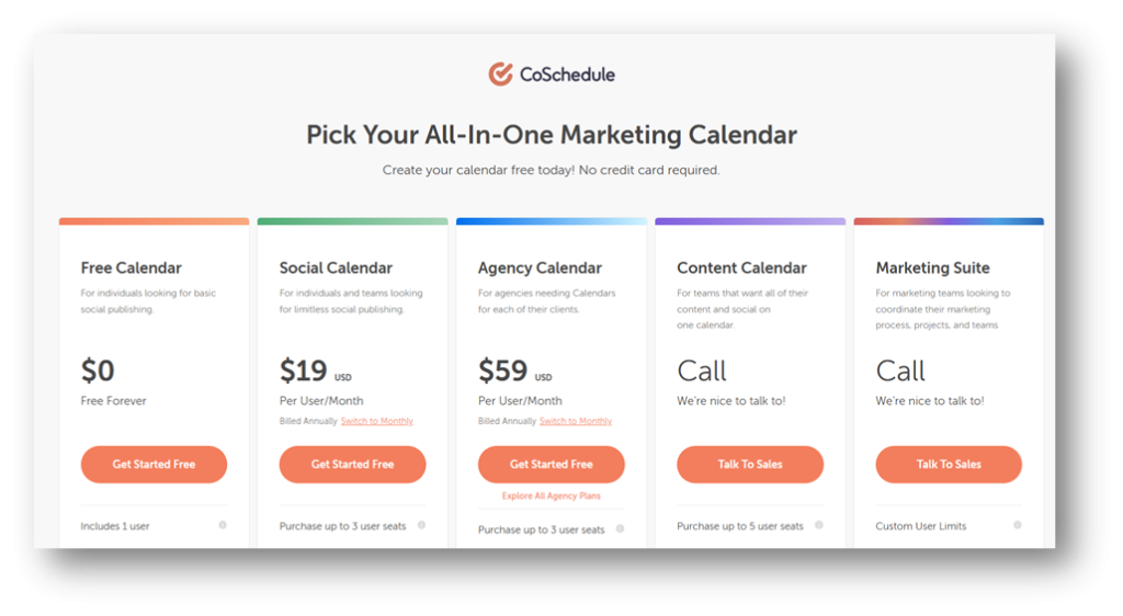 CoSchedule Pricing