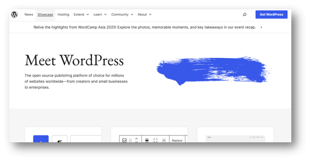 Wordpress Screenshot