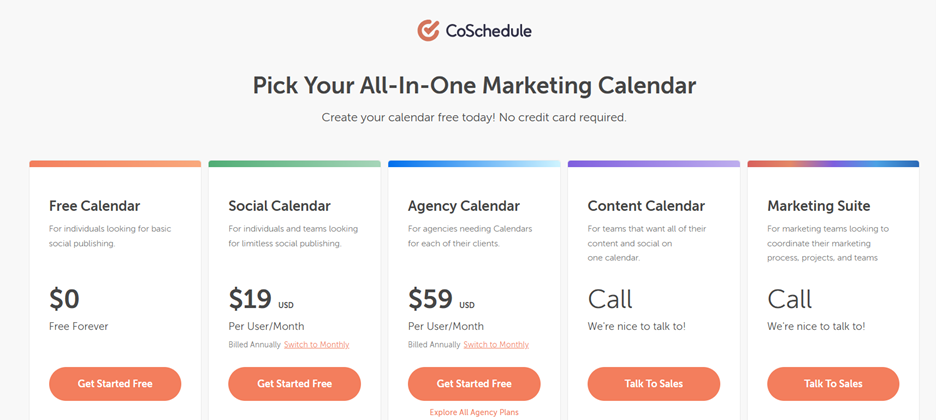 CoSchedule Pricing
